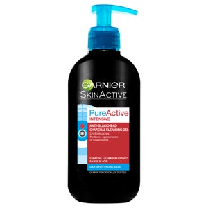Garnier Pure Active Intensive Anti-Blackhead Charcoal Gel Wash 200ml