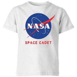 NASA Space Cadets Logo Kids' T-Shirt - White