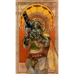 Star Wars: The Empire Strikes Back Cloud City Gambit 13.88 x 24 Inches Lithograph Print by Lee Kohse