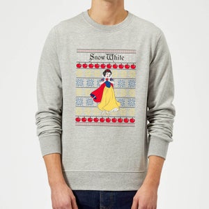 Disney Classic Snow White Christmas Sweatshirt - Grey