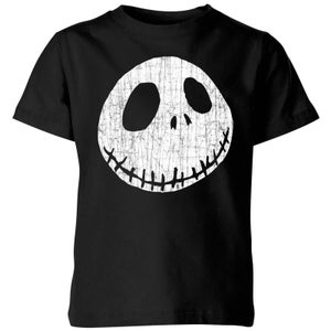 The Nightmare Before Christmas Jack Skellington Crinkle Kids' T-Shirt - Black