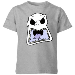 The Nightmare Before Christmas Jack Skellington Angry Face Kids' T-Shirt - Grey