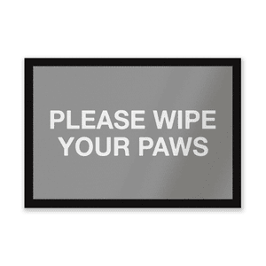 Please Wipe Your Paws Entrance Mat
