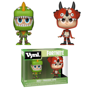 Rex and Tricera Ops Funko Vynl.