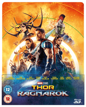 Thor Ragnarok 3D - Zavvi Exclusive Lenticular Edition SteelBook (Includes 2D Blu-ray)