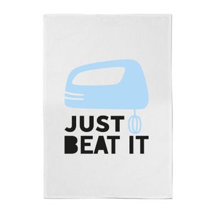 Just Beat It Cotton Tea Towel