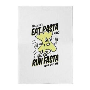 Eat Pasta, Run Fasta Cotton Tea Towel