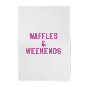 Waffles and Weekends Cotton Tea Towel