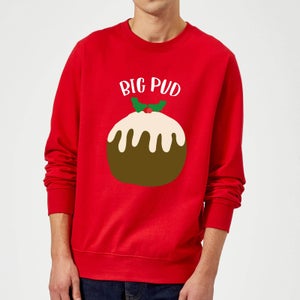 Big Pud Christmas Sweatshirt - Red