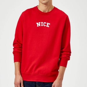 Nice Christmas Sweatshirt - Red