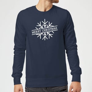 Merry Christmas Christmas Sweatshirt - Navy