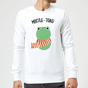Mistle-Toad Christmas Sweatshirt - White