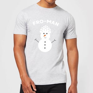 Fro-Man Men's Christmas T-Shirt - Grey