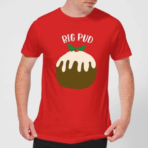Big Pud Men's Christmas T-Shirt - Red