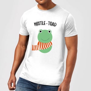 Mistle-Toad Men's Christmas T-Shirt - White