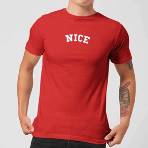 Nice Men's Christmas T-Shirt - Red