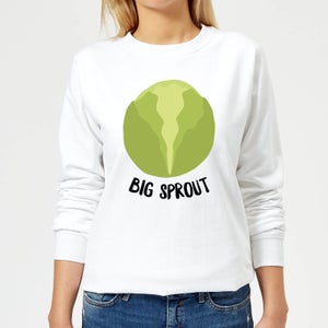Big Sprout Women's Christmas Sweatshirt - White