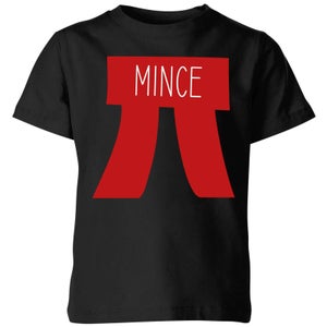 Mince Pi Kids' Christmas T-Shirt - Black