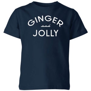 Ginger and Jolly Kids' Christmas T-Shirt - Navy