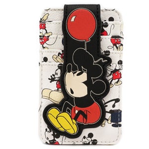 Loungefly Disney Mickey Mouse Mickey Poses Aop Card Holder Wallet