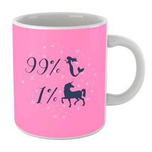 99% Mermaid 1 % Unicorn Mug