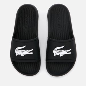 Lacoste Women's Croco Slide 119 3 Sandals - Black/White