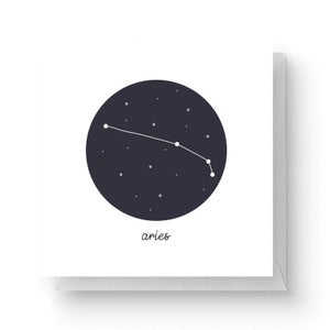 Aries Square Greetings Card (14.8cm x 14.8cm)