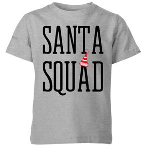 Santa Squad Kids' T-Shirt - Grey