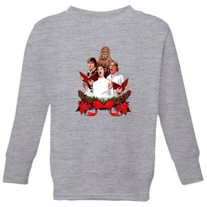Star Wars Jedi Carols Kids' Christmas Sweatshirt - Grey