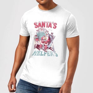 DC Santa's Helpers Herren Christmas T-Shirt - Weiß