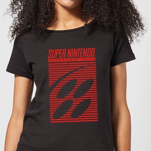 Nintendo Retro Logo Women's T-Shirt - Black