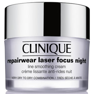 Clinique Repairwear Laser Focus Night Line Smoothing Cream Very Dry/Combination 50ml