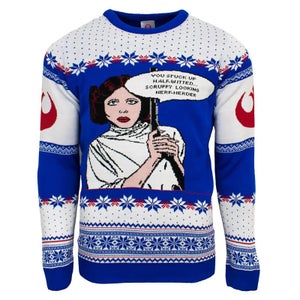 Star Wars Official Princess Leia Christmas Sweater - Multi