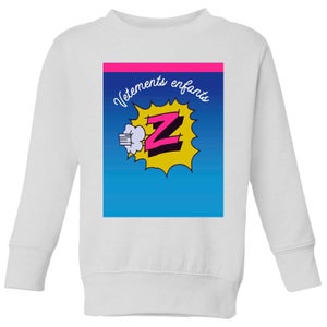 Summit Finish Z Vetements Kids' Sweatshirt - White