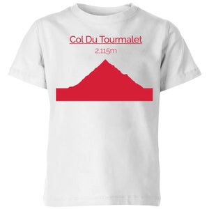 Summit Finish Col du Tourmalet Kids' T-Shirt - White