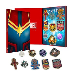 Lot de pin’s en édition limitée – Captain Marvel – Exclusivité Zavvi