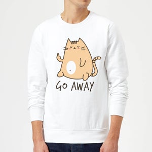 Go Away Sweatshirt - White