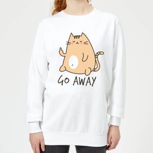 Go Away Women's Sweatshirt - White