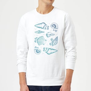 Barlena Ocean Gems Sweatshirt - White