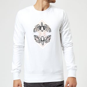 Barlena Moth Sweatshirt - White
