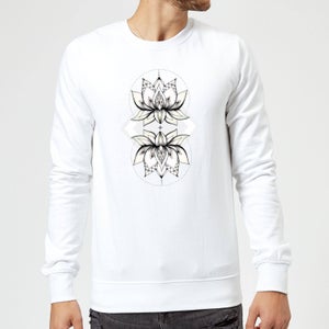 Barlena Lotus Sweatshirt - White
