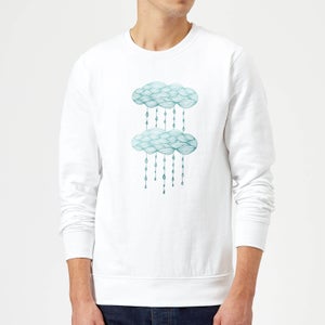 Barlena Rainy Days Sweatshirt - White