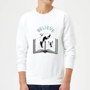 Barlena Believe Sweatshirt - White