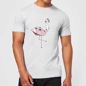 Barlena Flamingo Men's T-Shirt - Grey