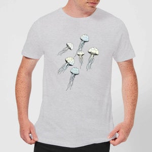 Barlena Jellyfish Men's T-Shirt - Grey