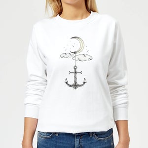 Barlena Anchor Your Dreams Women's Sweatshirt - White
