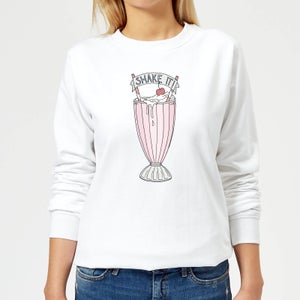 Barlena Shake It Women's Sweatshirt - White