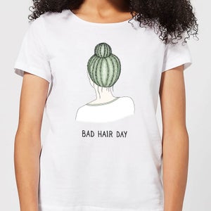 Barlena Bad Hair Day Women's T-Shirt - White