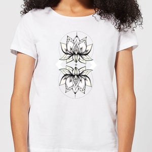Barlena Lotus Women's T-Shirt - White