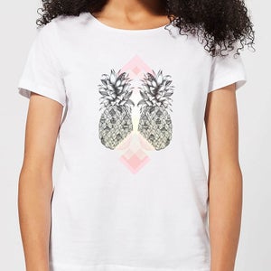 Barlena Tropical Women's T-Shirt - White